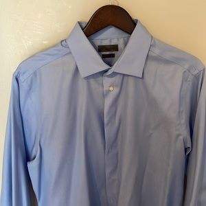 CK Calvin Klein dress shirt slim fit light blue